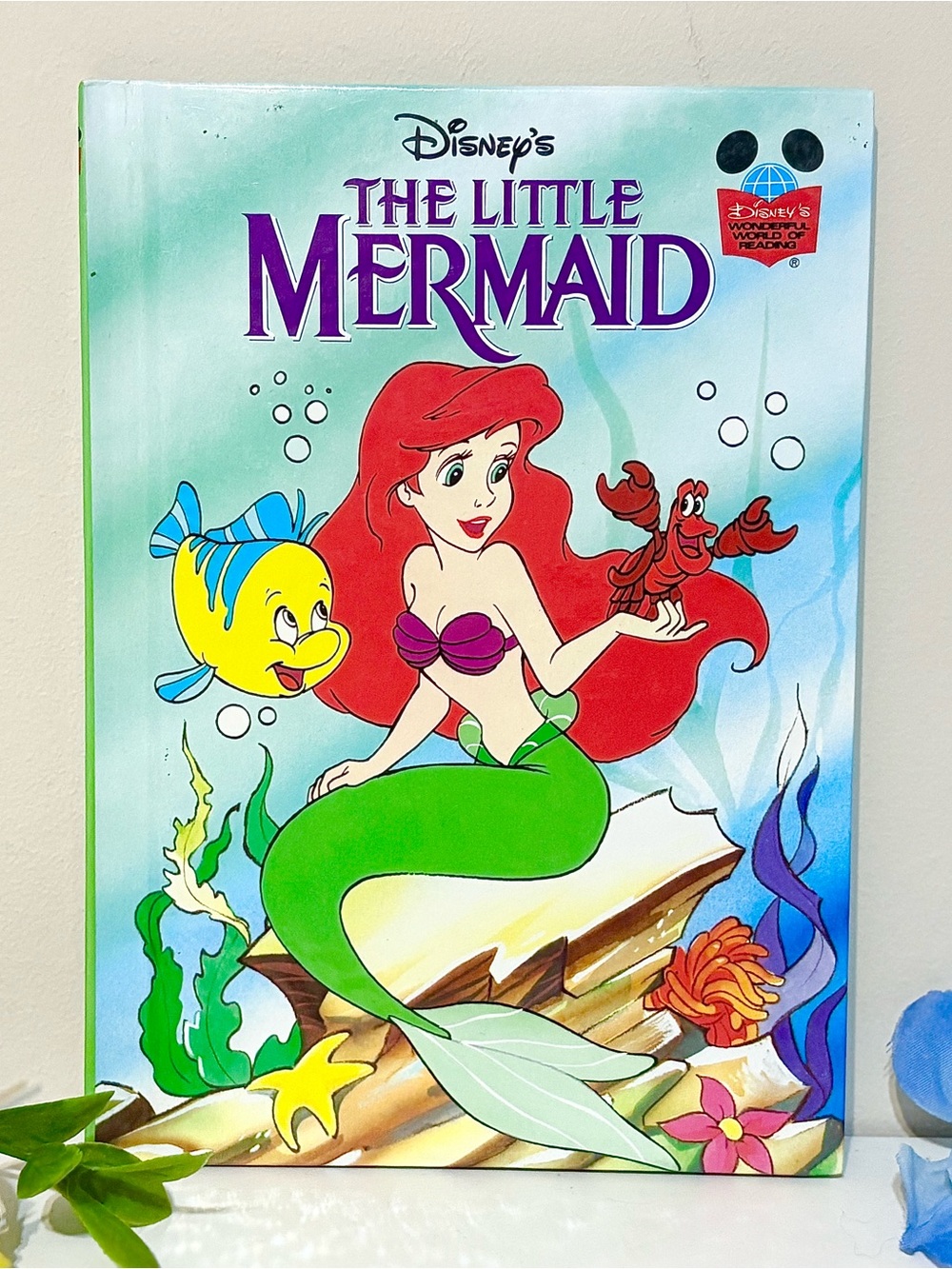 Vintage Little Mermaid Classic Disney Children’s Book-Wonderful World of Reading